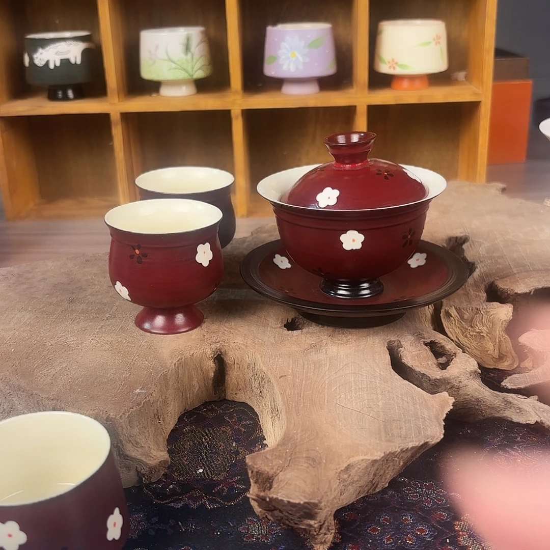 高温陶瓷茶壶茶杯盖碗