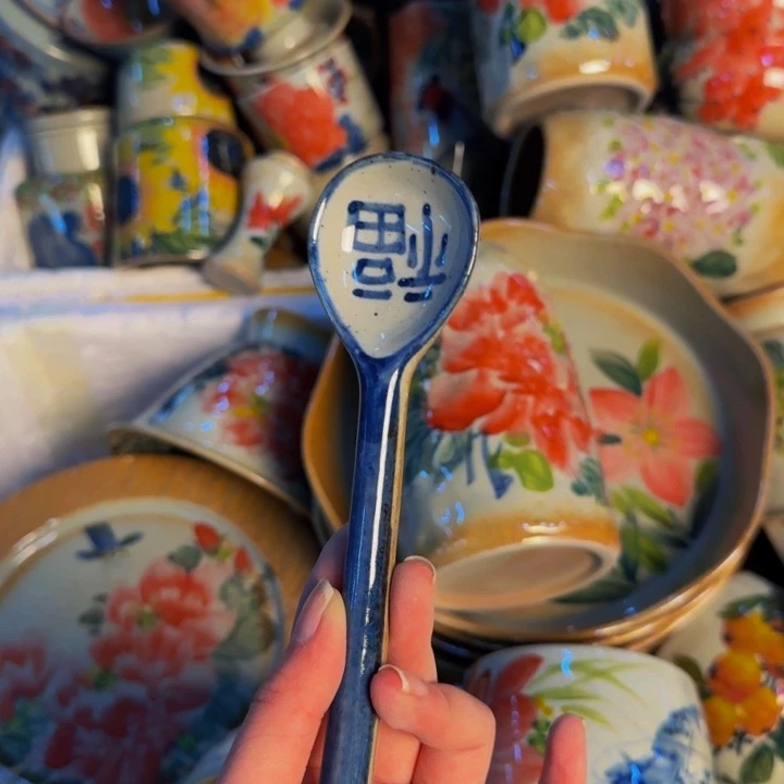 瓷片景德镇陶瓷手工手绘