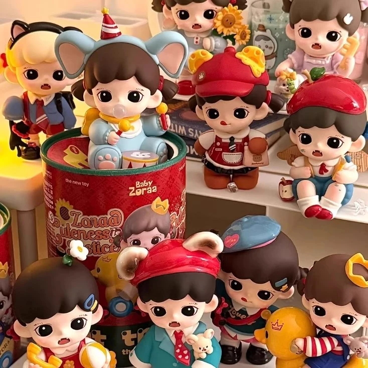 Zoraa妹宝可爱即正义系列公仔手办摆件盲盒公仔女生日礼物