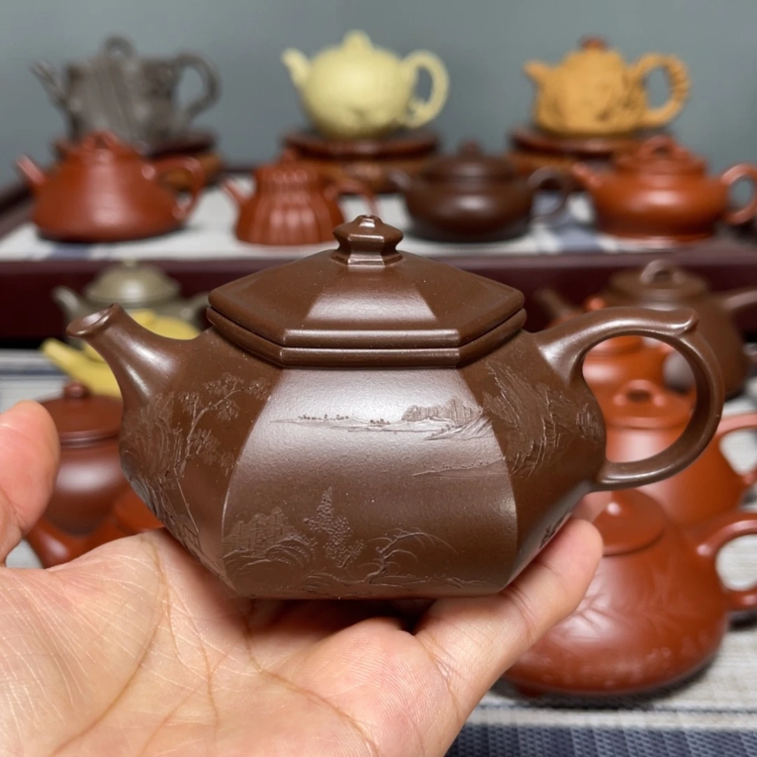 茶壶紫砂全手工制作