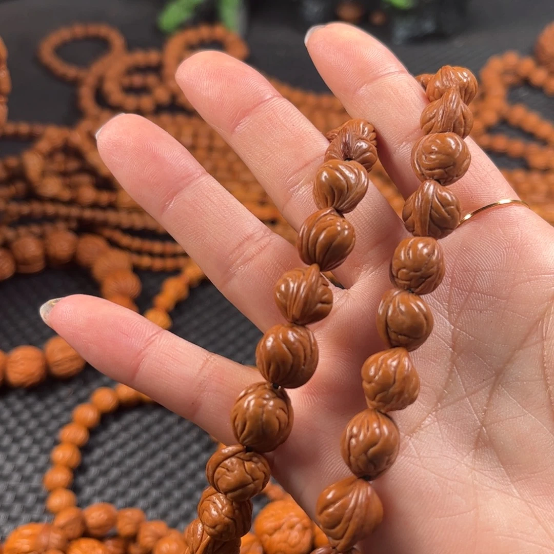 一***光手串桃核Y13链接手串