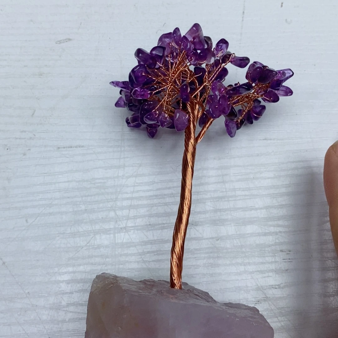 紫晶天然水晶未镶嵌