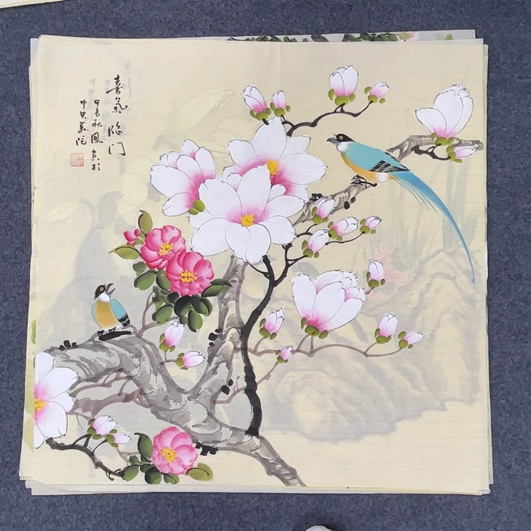 国画国画作品宣纸纯手绘