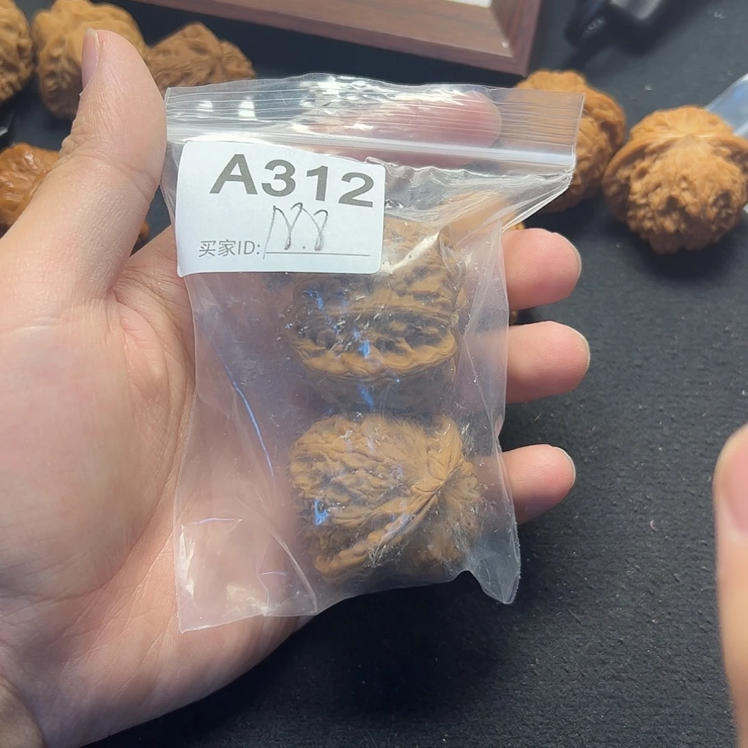 吊坠文玩核桃白狮子