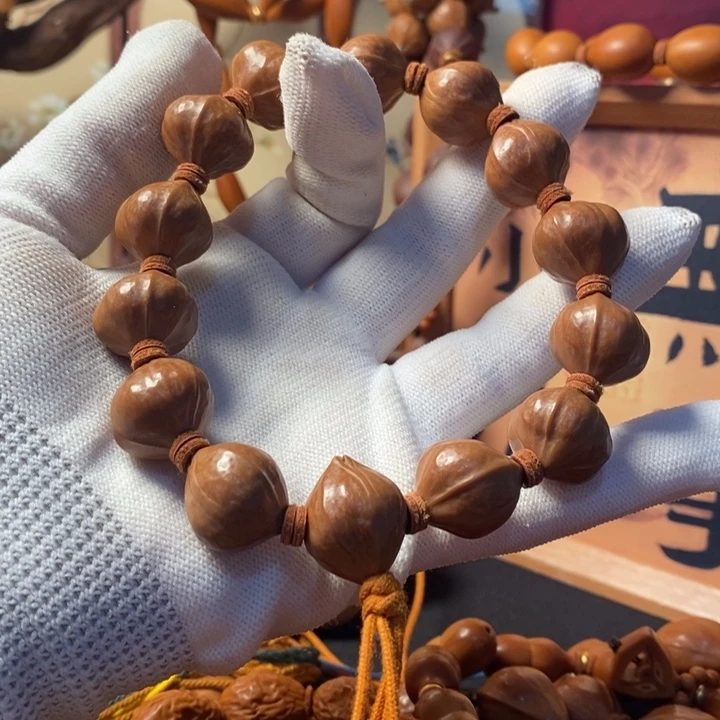 橄榄核手串/手链1.7蜜桃铁盒