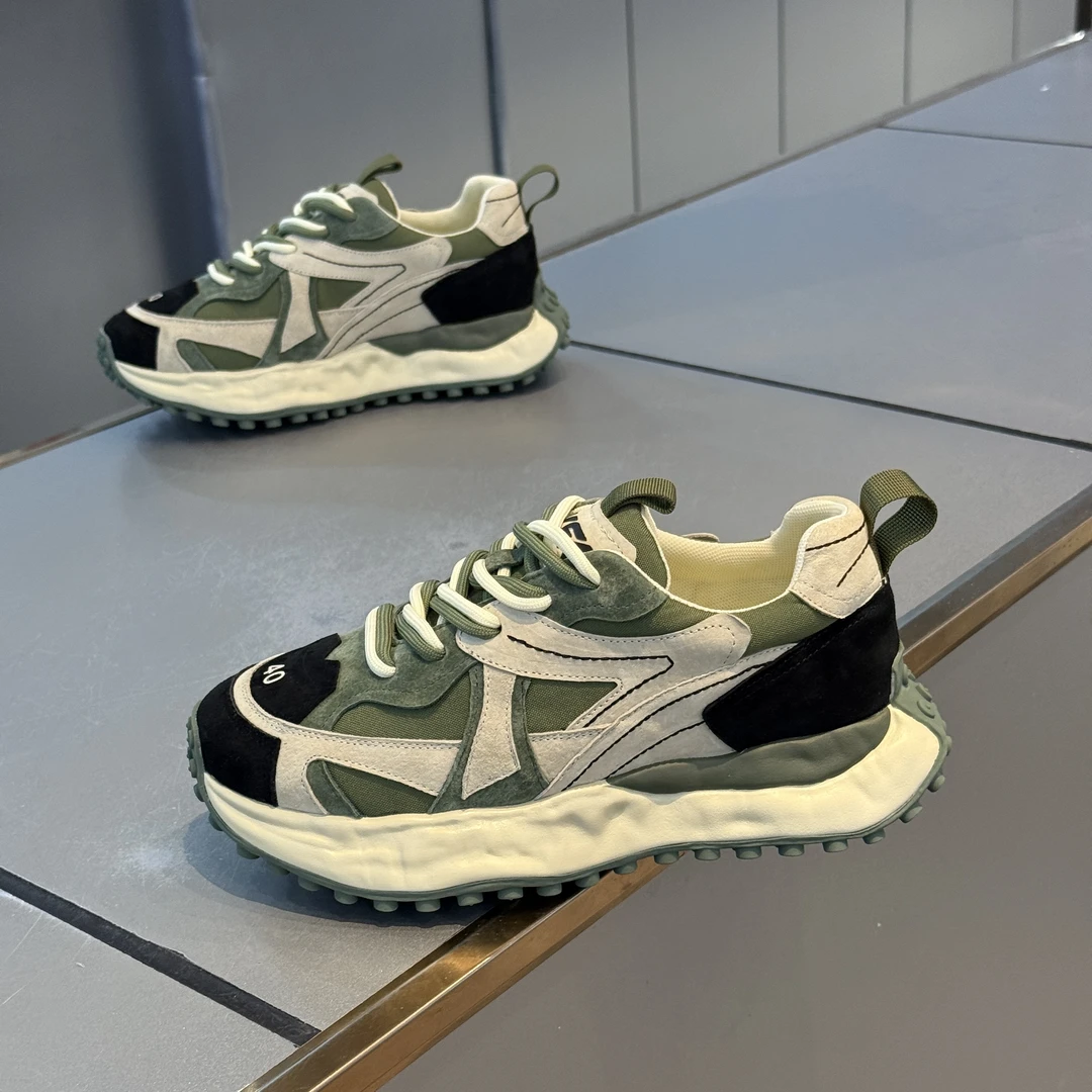 低帮透气增高通用图案轻便休闲鞋男鞋软底厚底春季