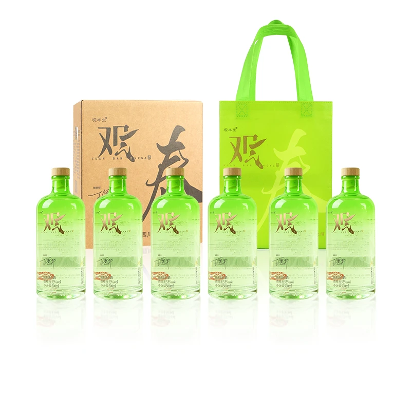 观半生酒·春 清香型53度纯粮食固态法白酒*6瓶整箱 53%Vol500ml*6商品图