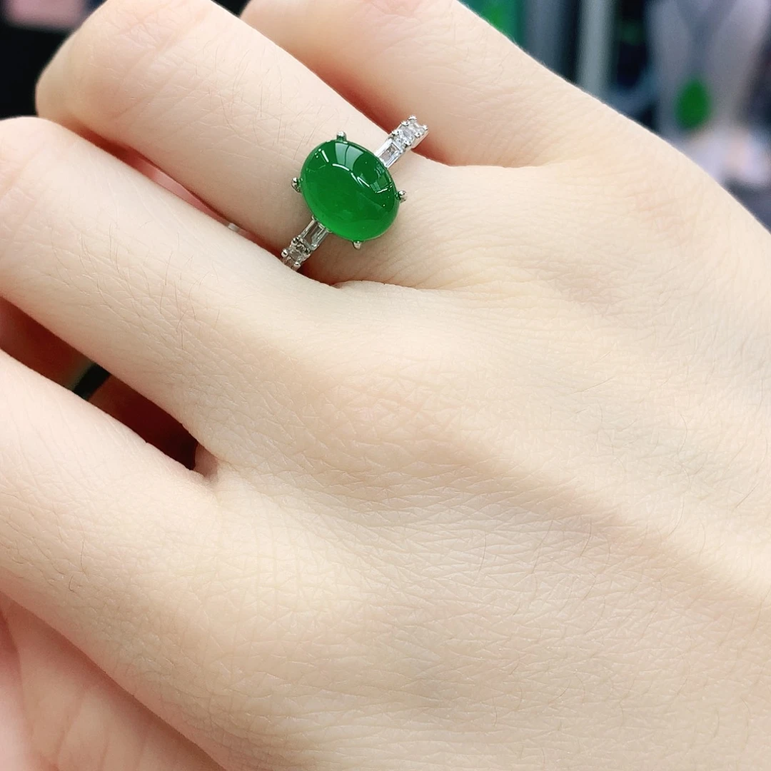 银S925镶嵌戒指玛瑙/玉髓