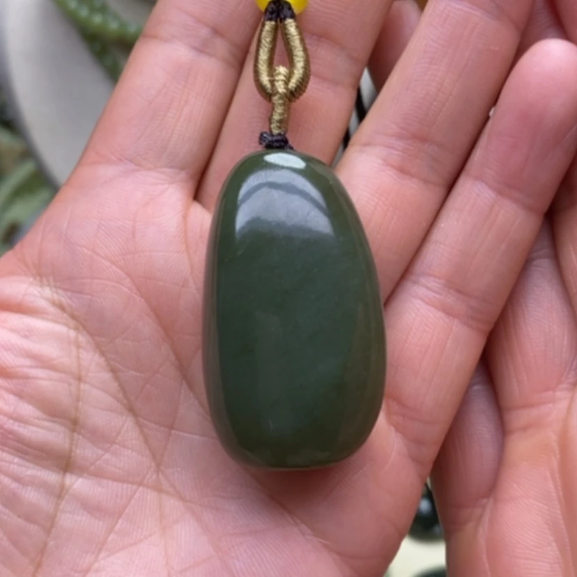 【闪购商品】未镶嵌岫岩河磨玉（透闪石质玉）挂件