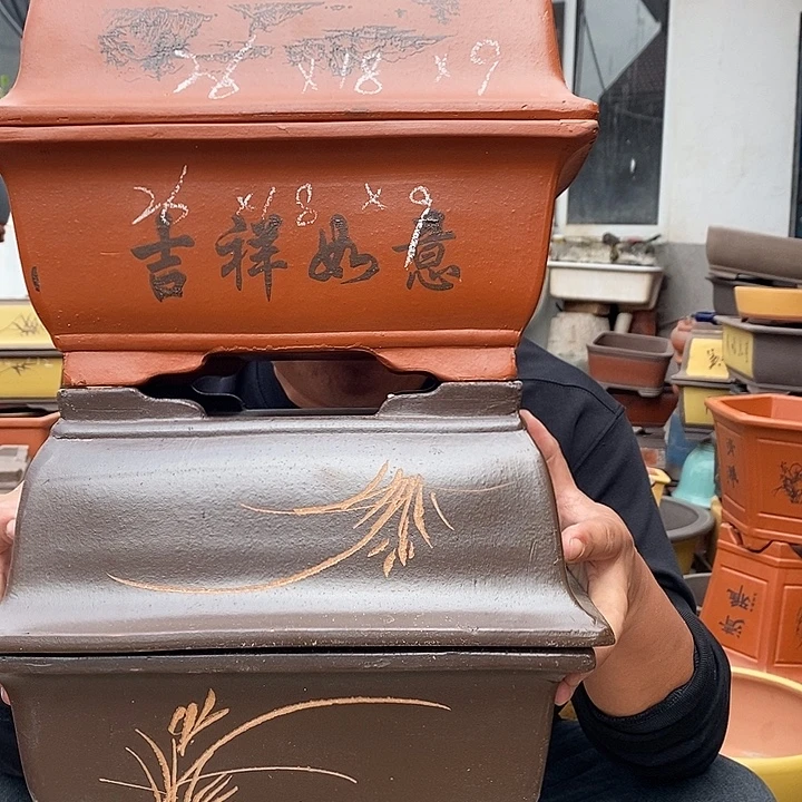 紫砂花盆宜兴紫砂