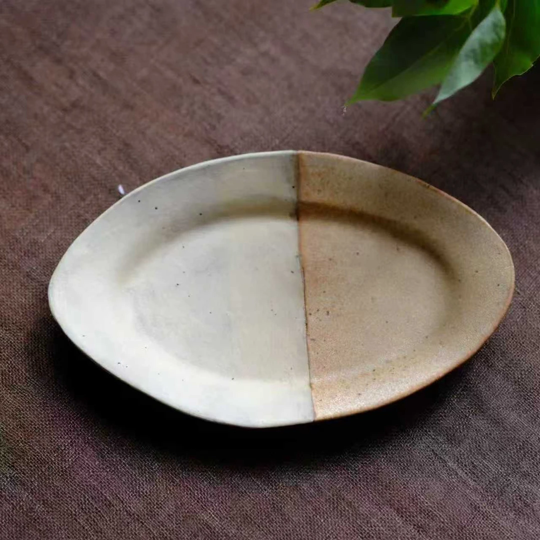 小喜宅 浪花一朵朵盘（10x16cm）