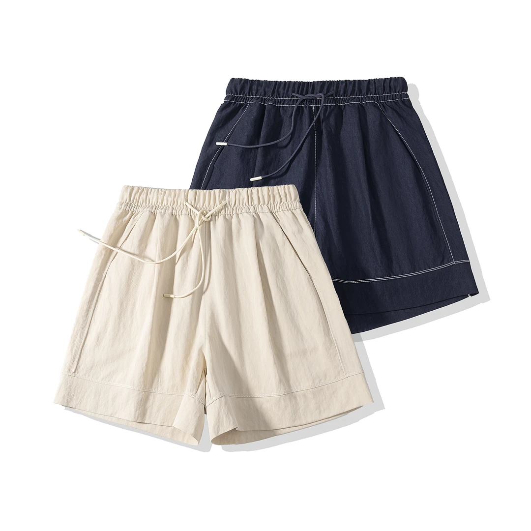 街角漫步！夏季天丝牛仔短裤休闲百搭显瘦防掉色薄中裤C7639#2511