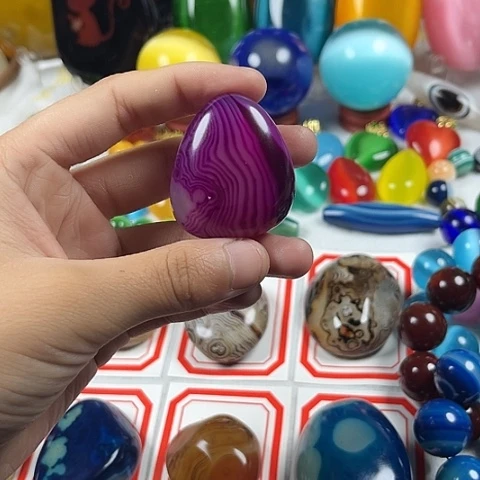 玛瑙/玉髓耳钉合金