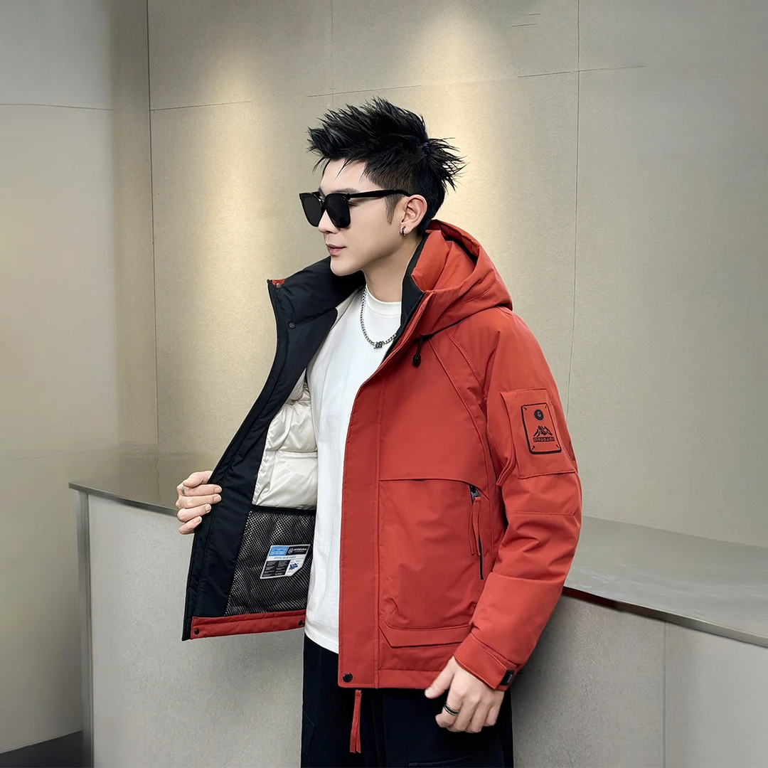 Y 519-8806 冬季御寒保暖锁温滑雪防寒服男士百搭时尚断码厚外套
