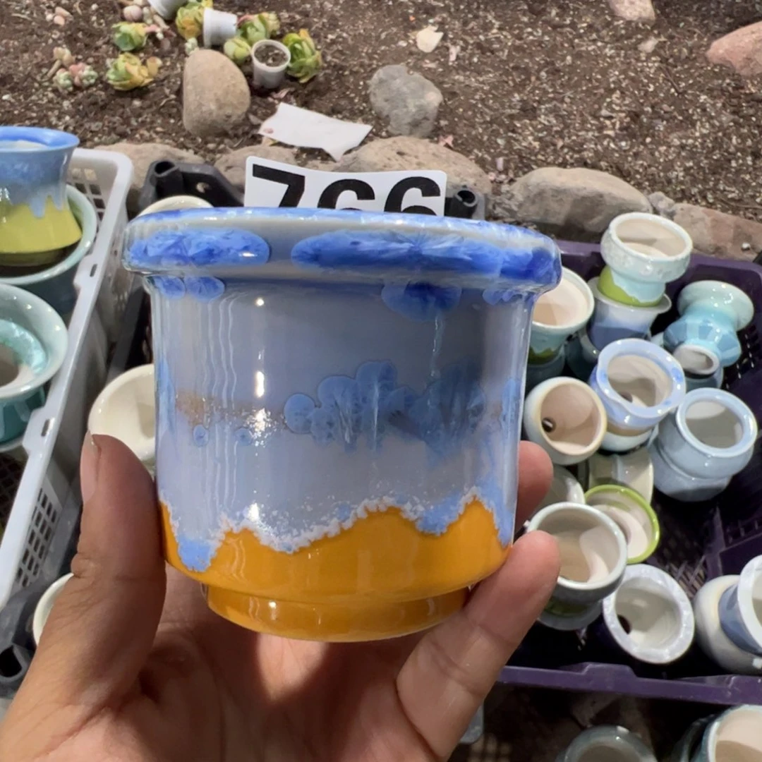 景德镇手工盆 内口6.5