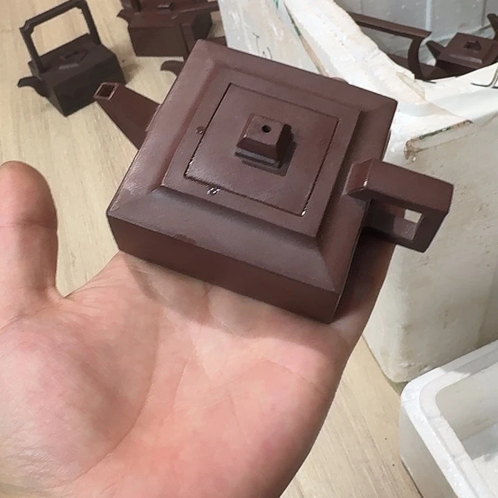 唐***肆茶壶紫砂宜兴紫砂微瑕