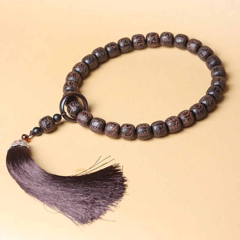 A1 黑檀老型珠手持卡15 042 （配A1礼盒）