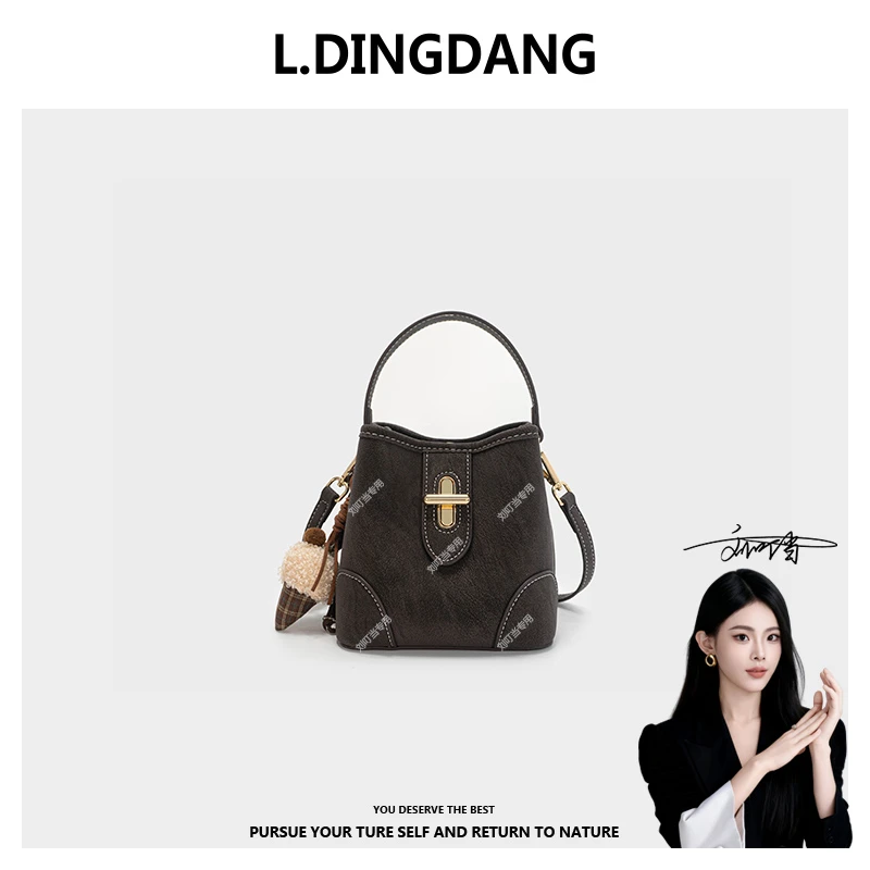 【刘叮当甄选】新款时尚女士大容量手提单肩包包F-520