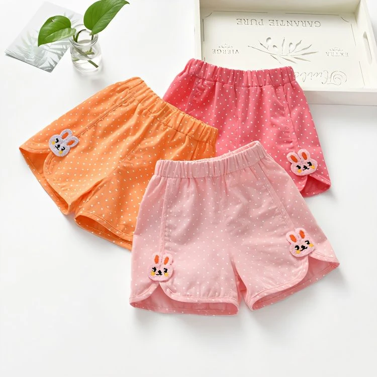 女童短裤夏季外穿小童韩版纯棉休闲裤夏装宽松百搭女孩洋气公主风