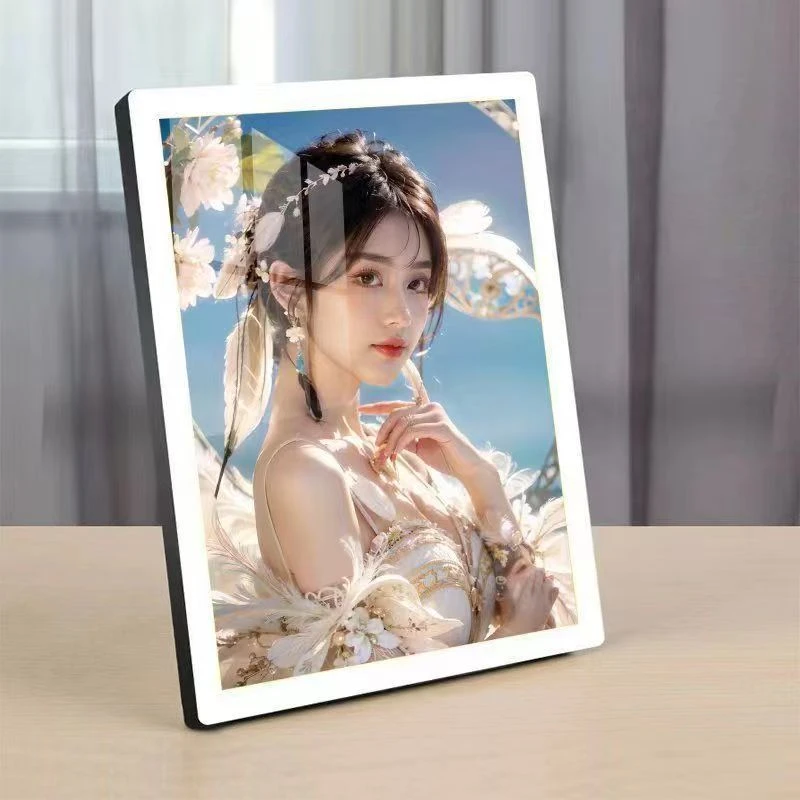 高清照片定制冲洗水晶相框宝宝照情侣照纪念照片装饰