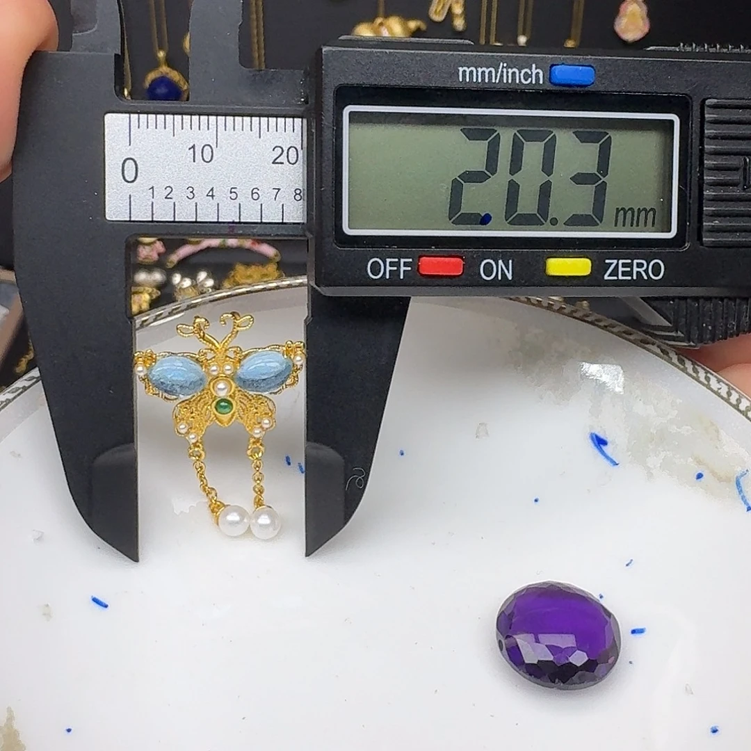 颈饰紫晶银S925镶嵌紫水晶925镶嵌125