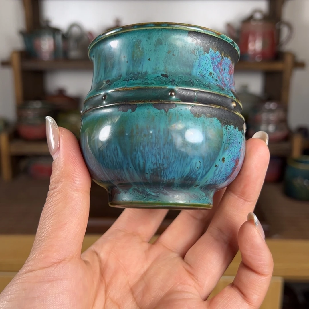 陶摆件李自伟钧瓷 神垕镇原产地