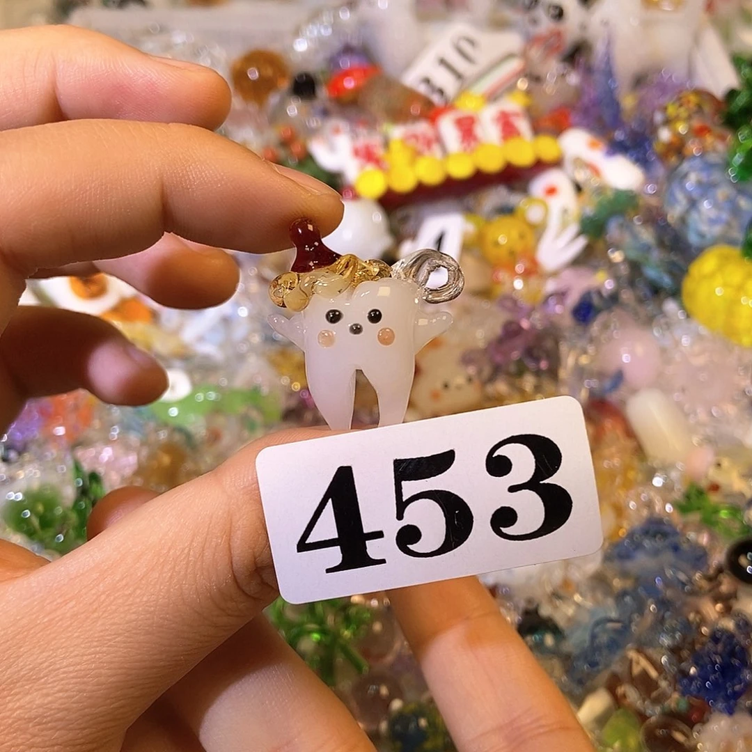 琉璃手工艺品453牙齿