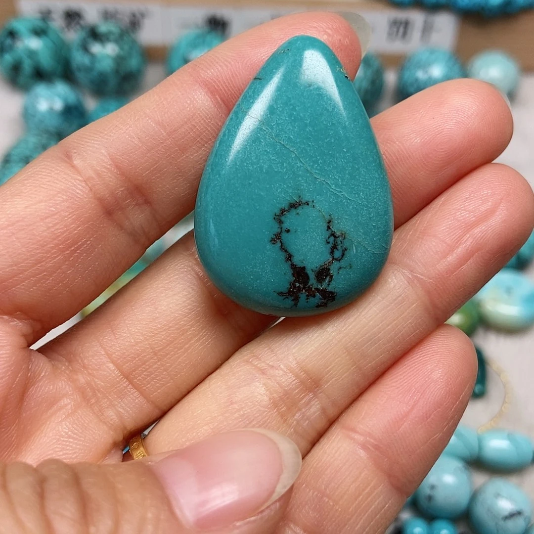 未镶嵌绿松石珠宝半成品