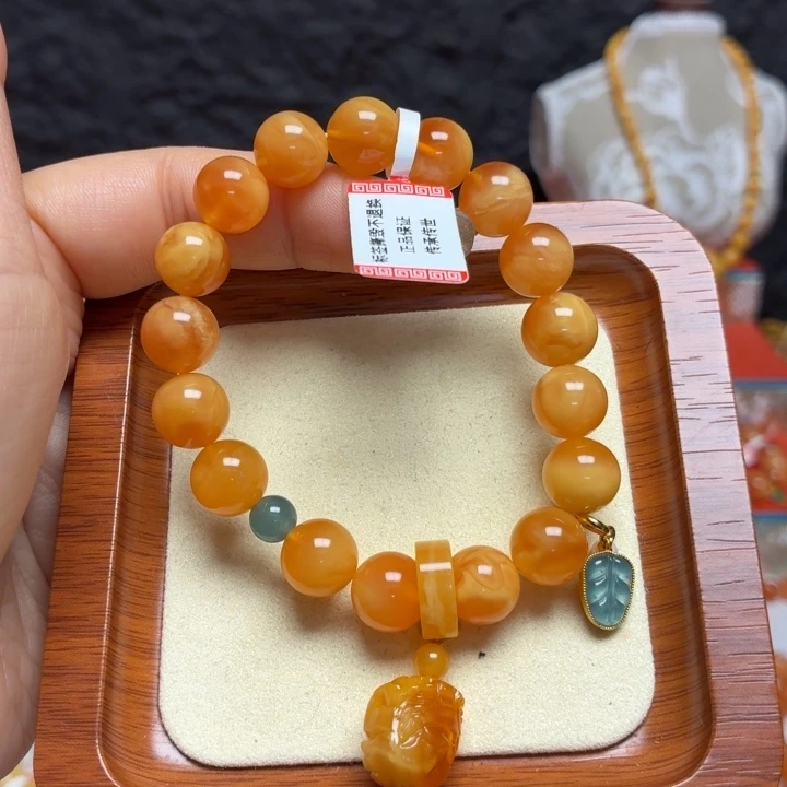 蜜蜡未镶嵌手链手串