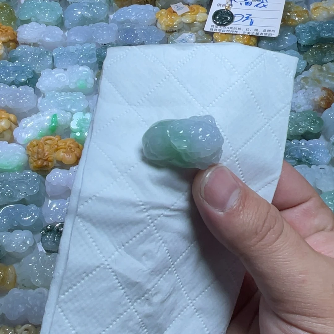 翡翠未镶嵌颈饰天然