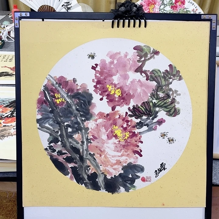 国画张圣敏先生纯手绘作品