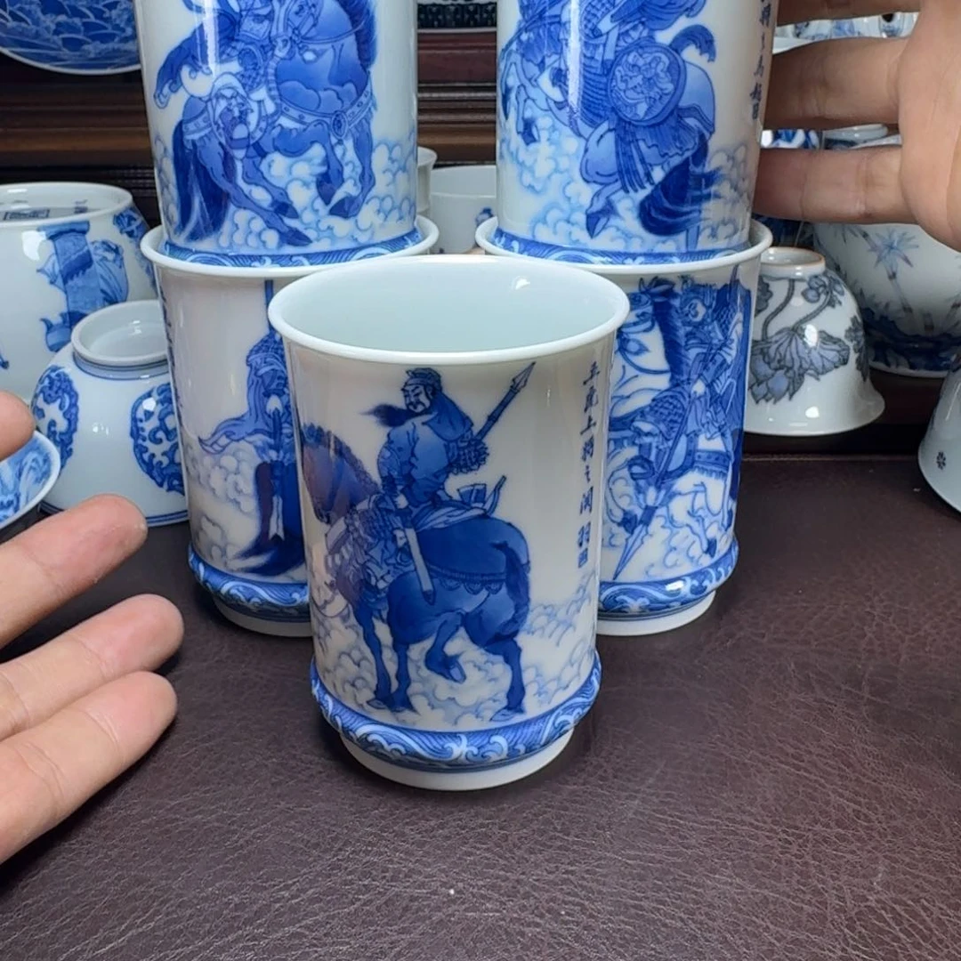 瓷片图*海当代景德镇陶瓷手绘茶具