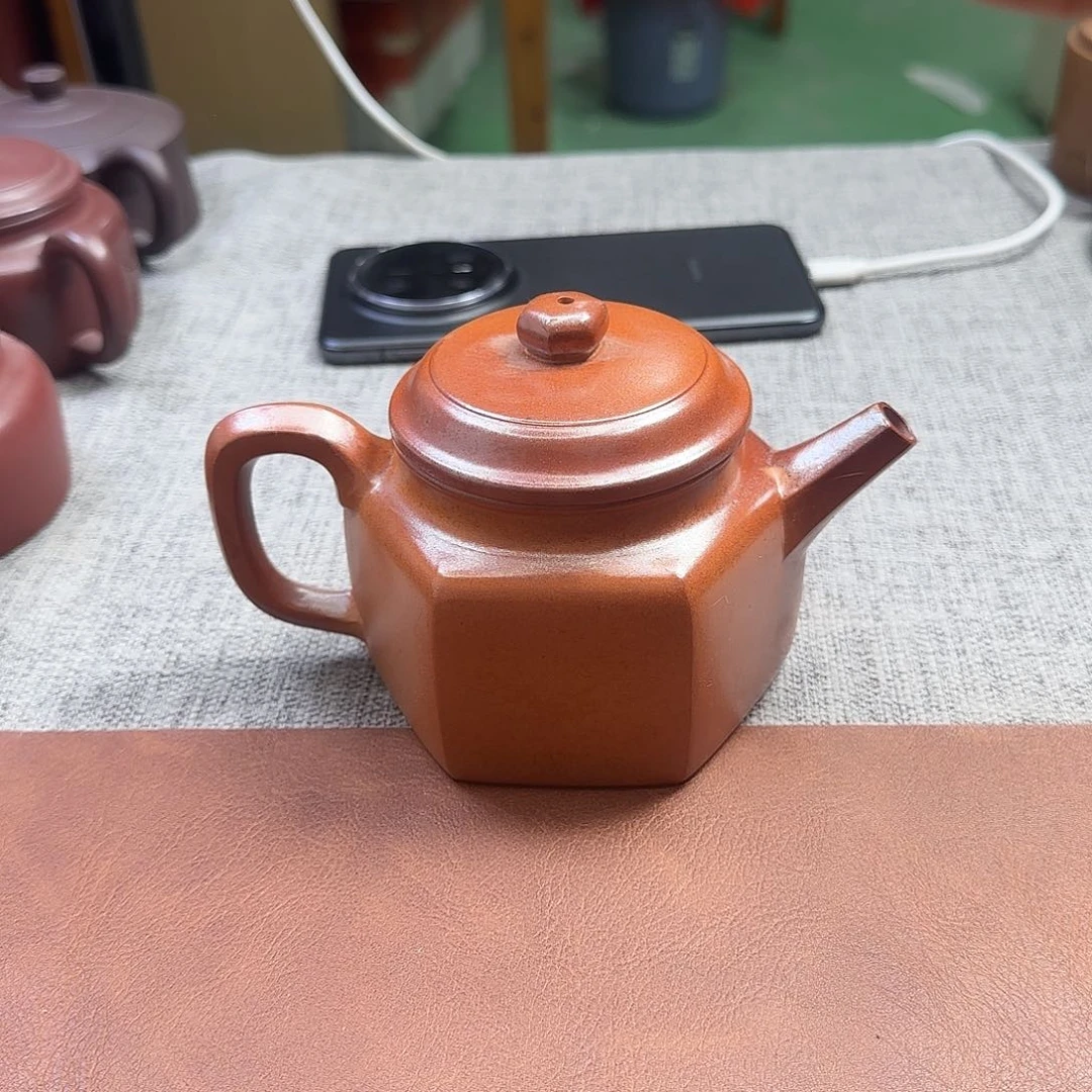 段泥茶壶民间手艺人全手工制作