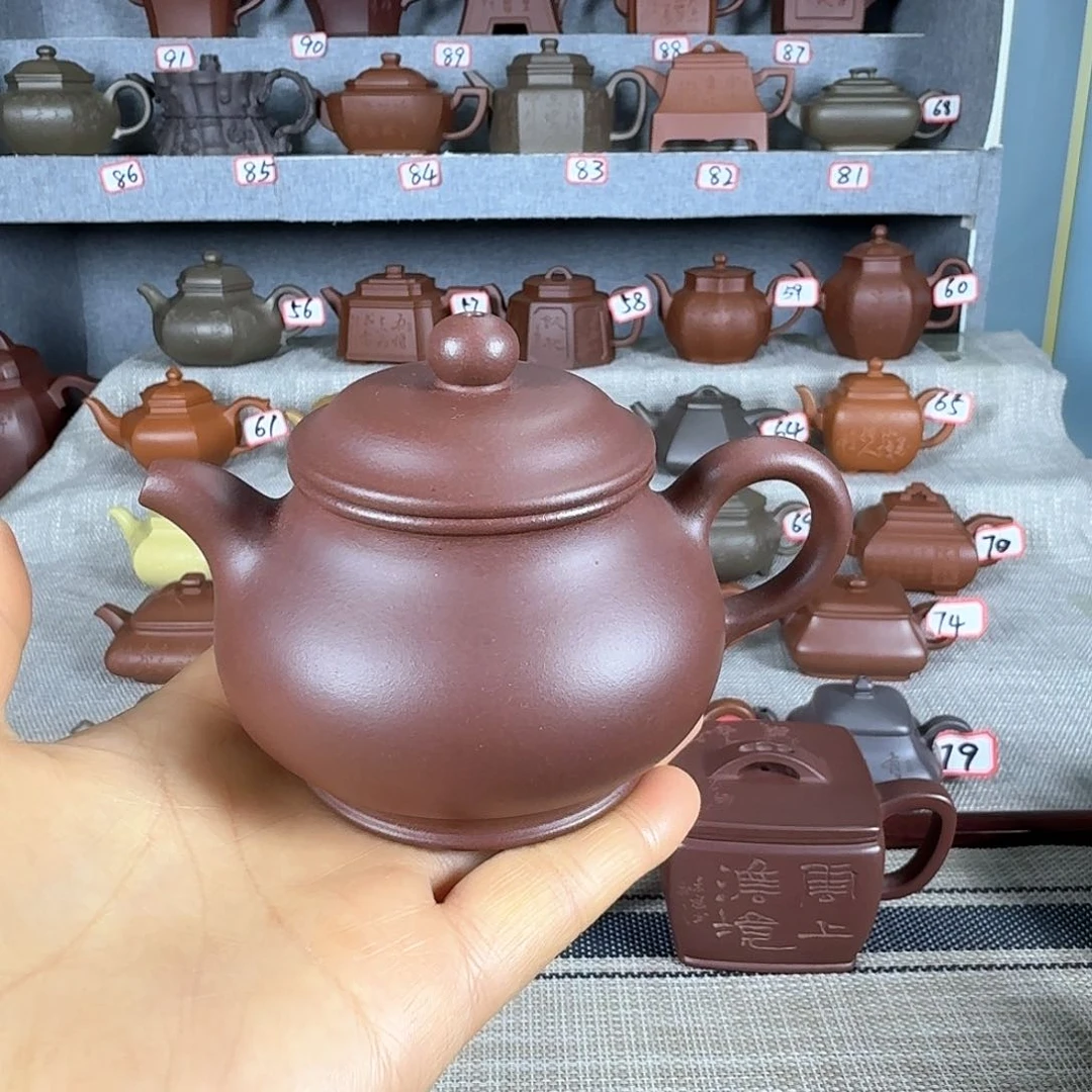 紫泥茶壶半手工一壶一杯