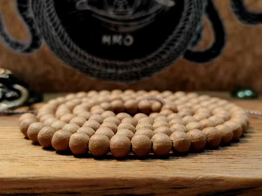 天台山原桩五线深山籽长串108酸枣核