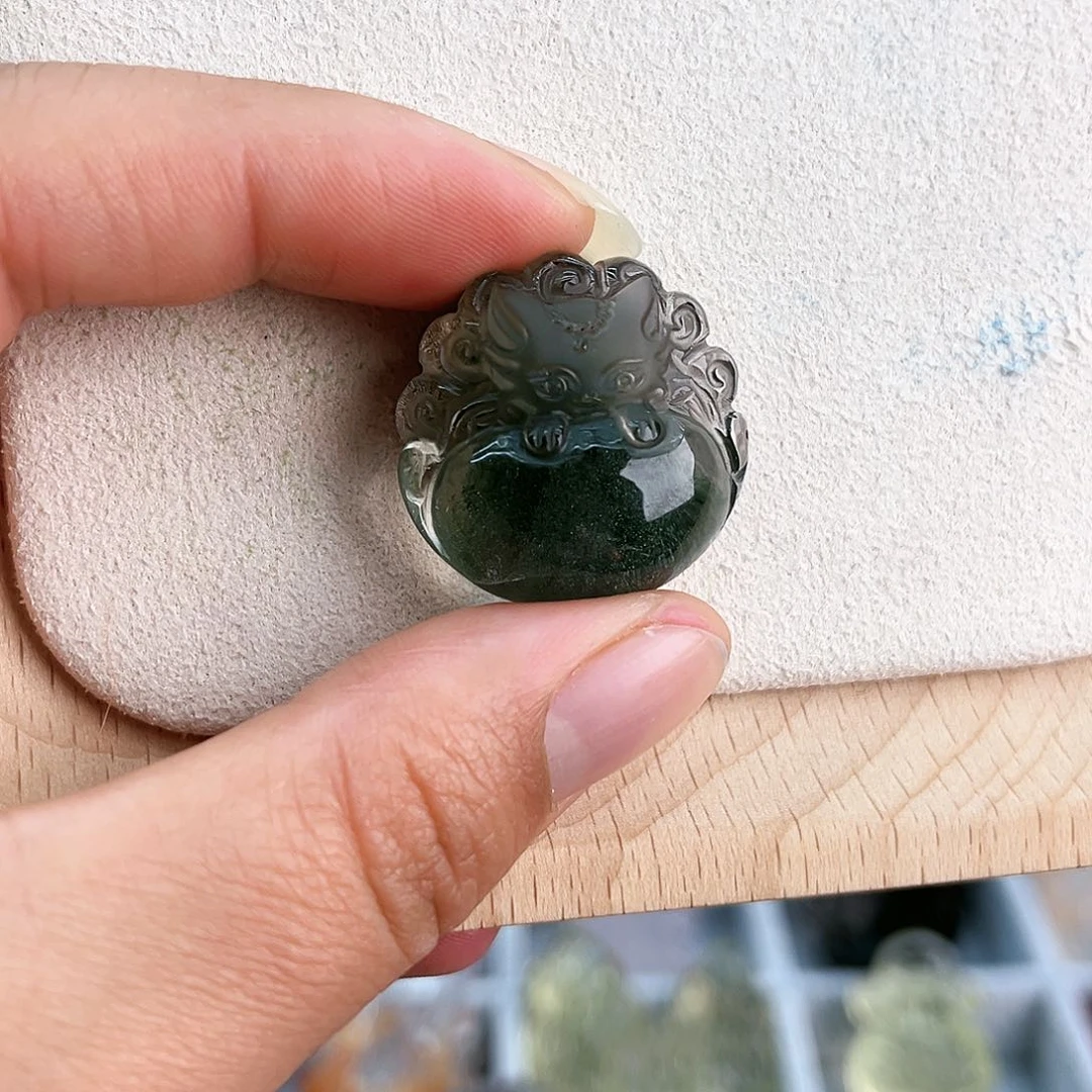 水晶666幽灵可爱狐狐未镶嵌錄*