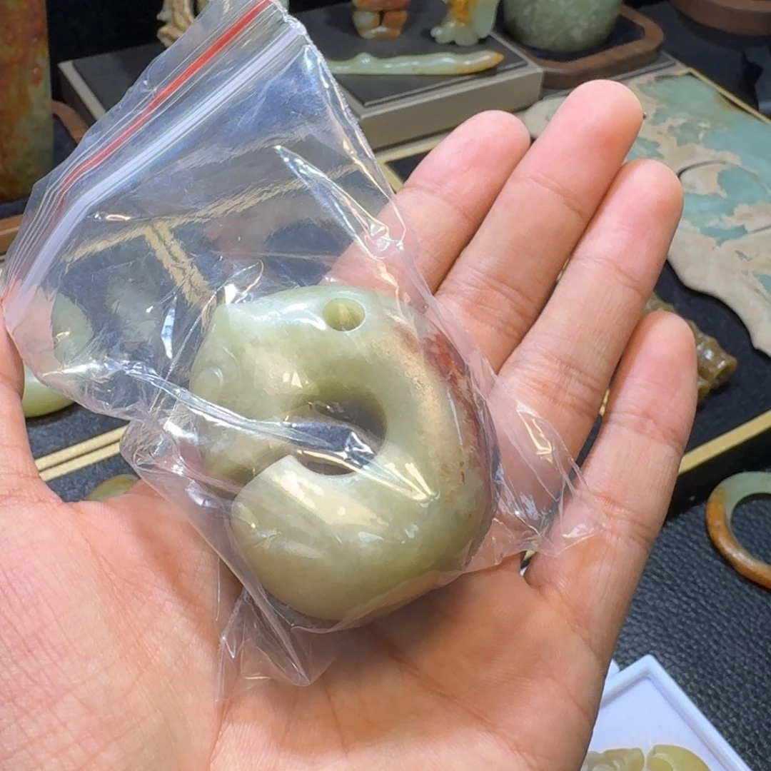 寶***林玉玉摆件猪笼器形