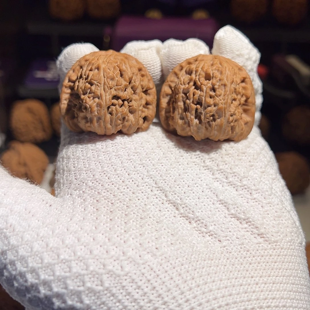 吊坠文玩核桃39+全品白狮子