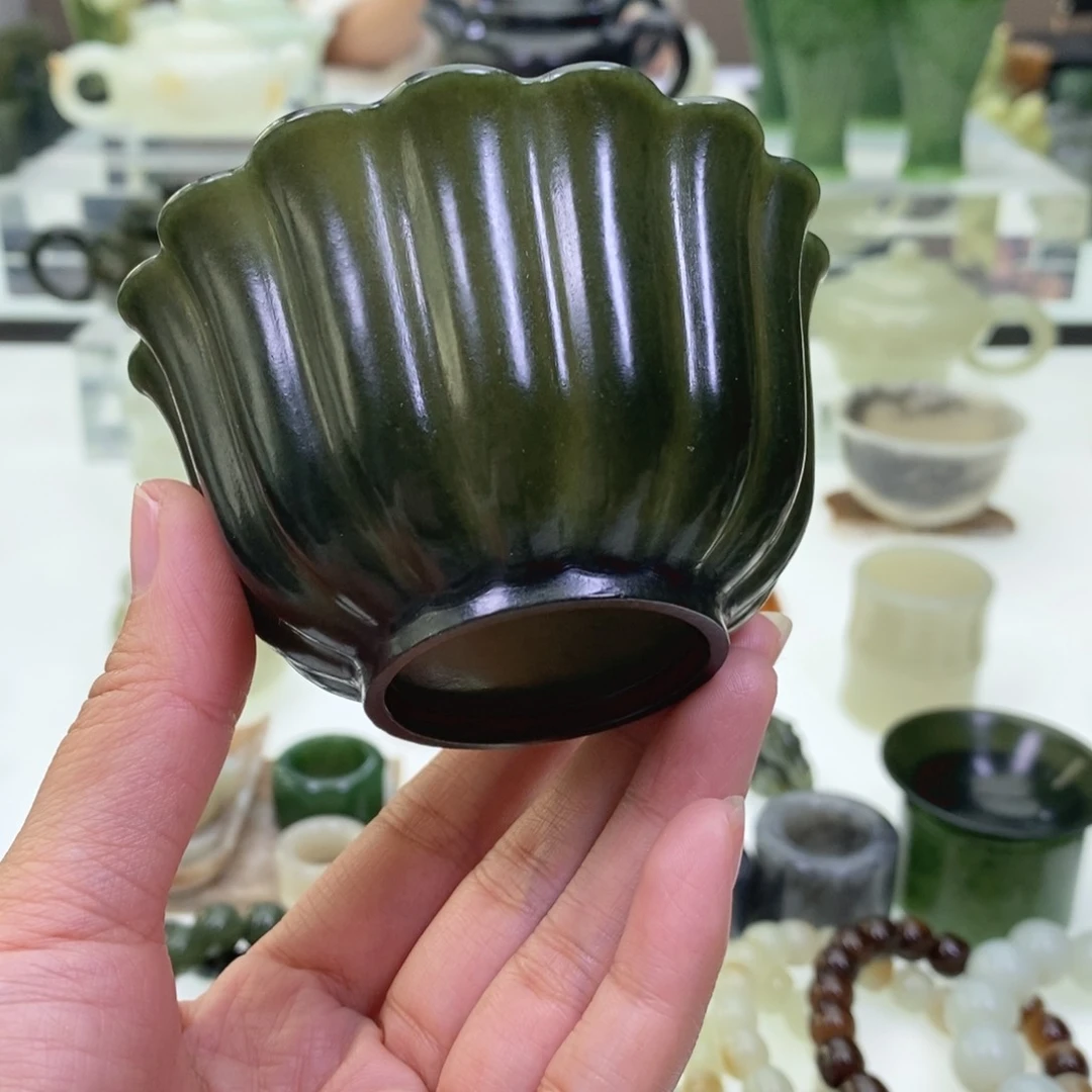 和田玉杯子170毫升未镶嵌