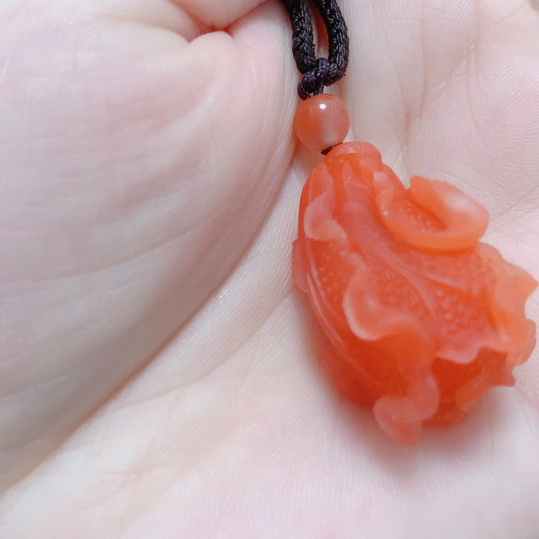 南红玛瑙未镶嵌吊坠(不含链)