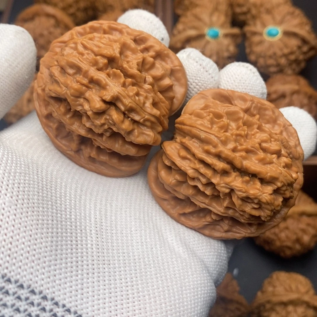 文玩核桃把件四座楼