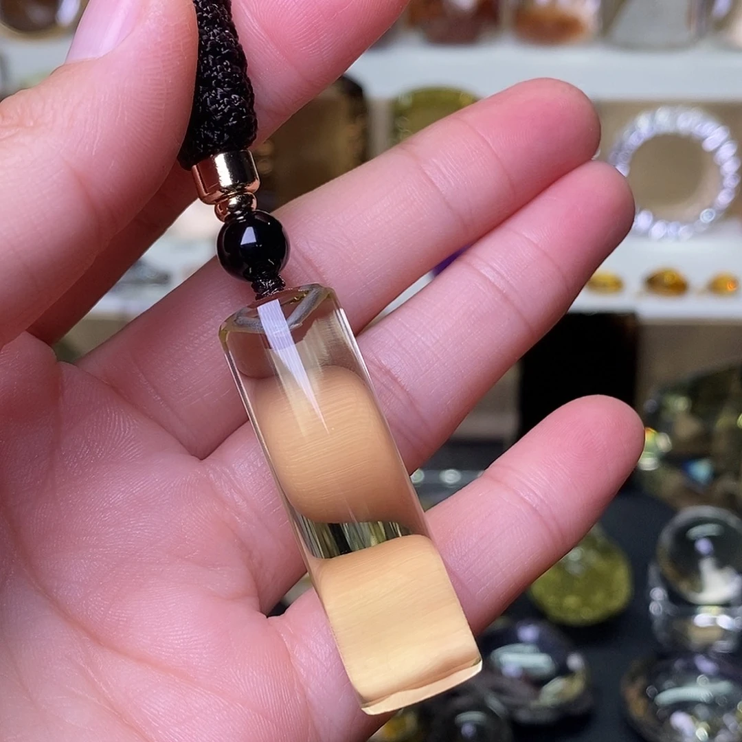 未镶嵌水晶吊坠(赠链)