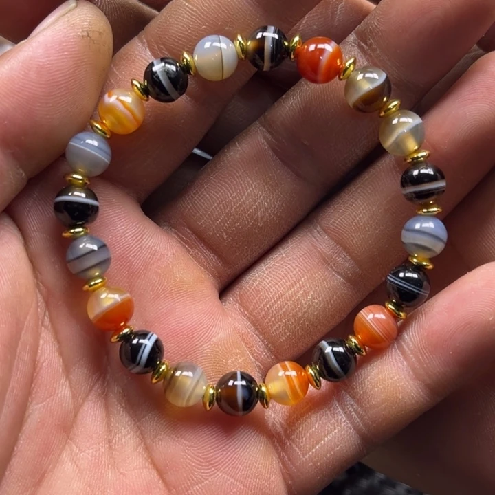 玛瑙/玉髓未镶嵌手链