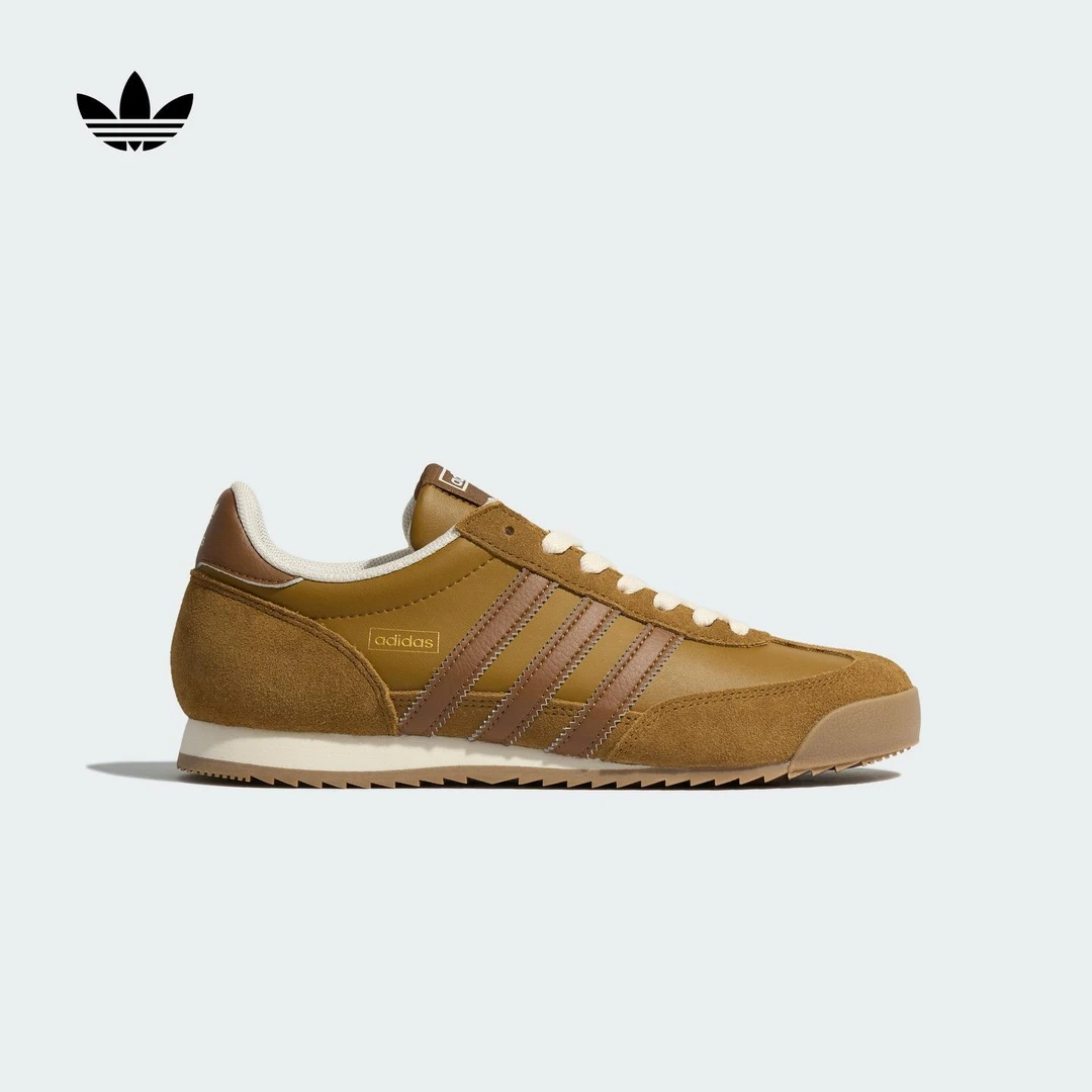 双旦礼遇阿迪达斯三叶草 T头鞋 R71复古经典薄底运动鞋男女KI8872