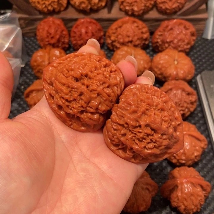 文玩核桃把件46尺寸官帽2148