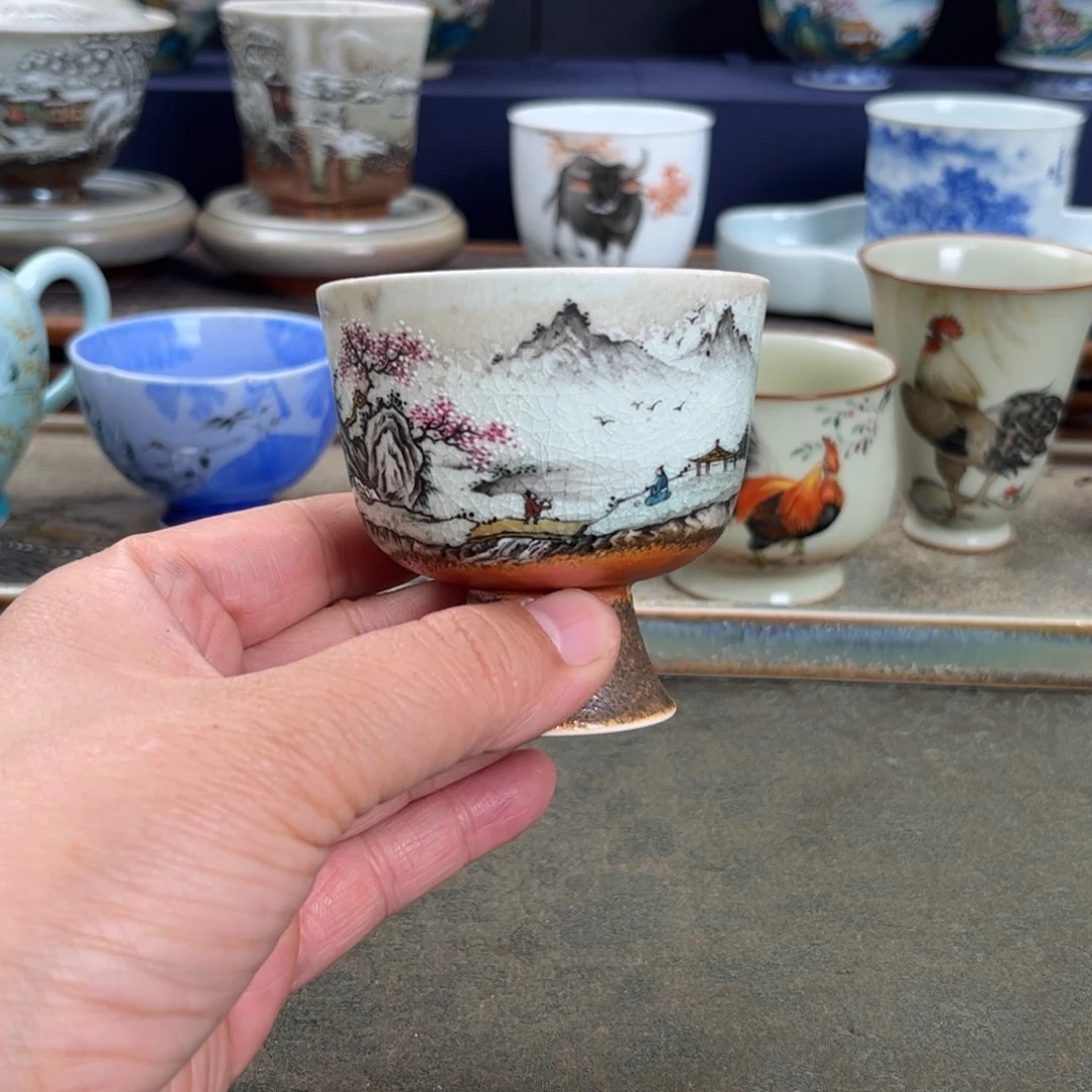 杯子瓷我们观山观水观自在