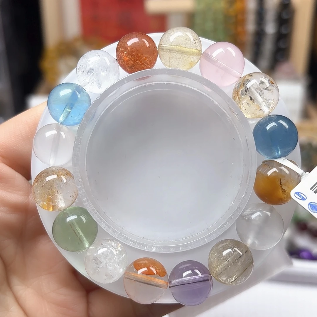 水晶手链未镶嵌多宝12