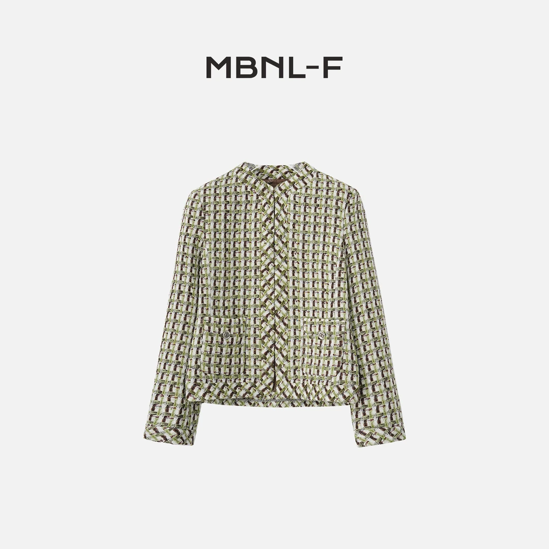 MBNL-F "梵西艺术" 一博同款高级时髦感小香外套 秦磊XM-XWT030