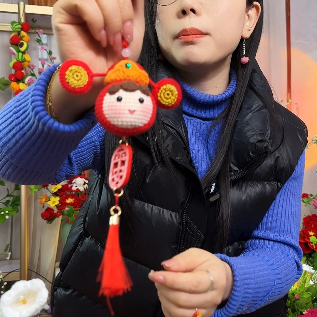手工钩织设计挂件