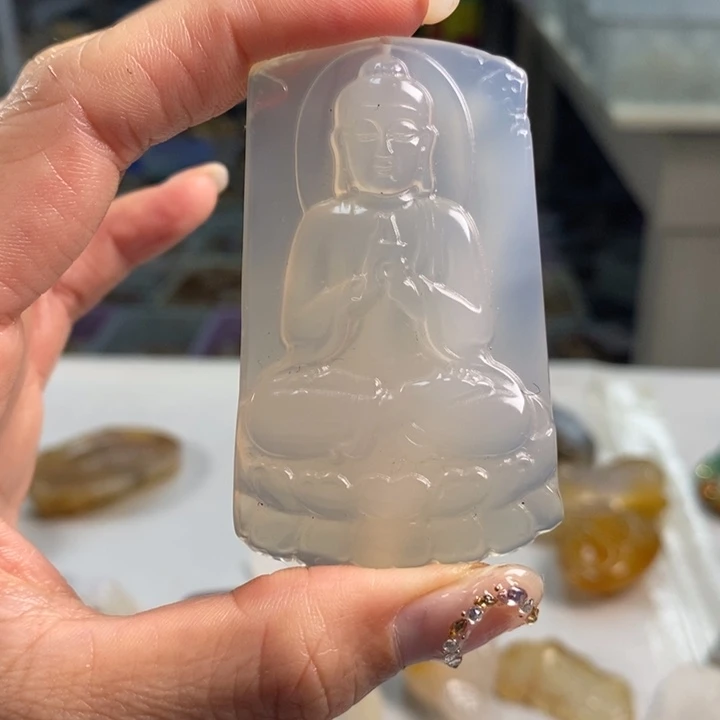 玛瑙/玉髓吊坠(不含链)未镶嵌